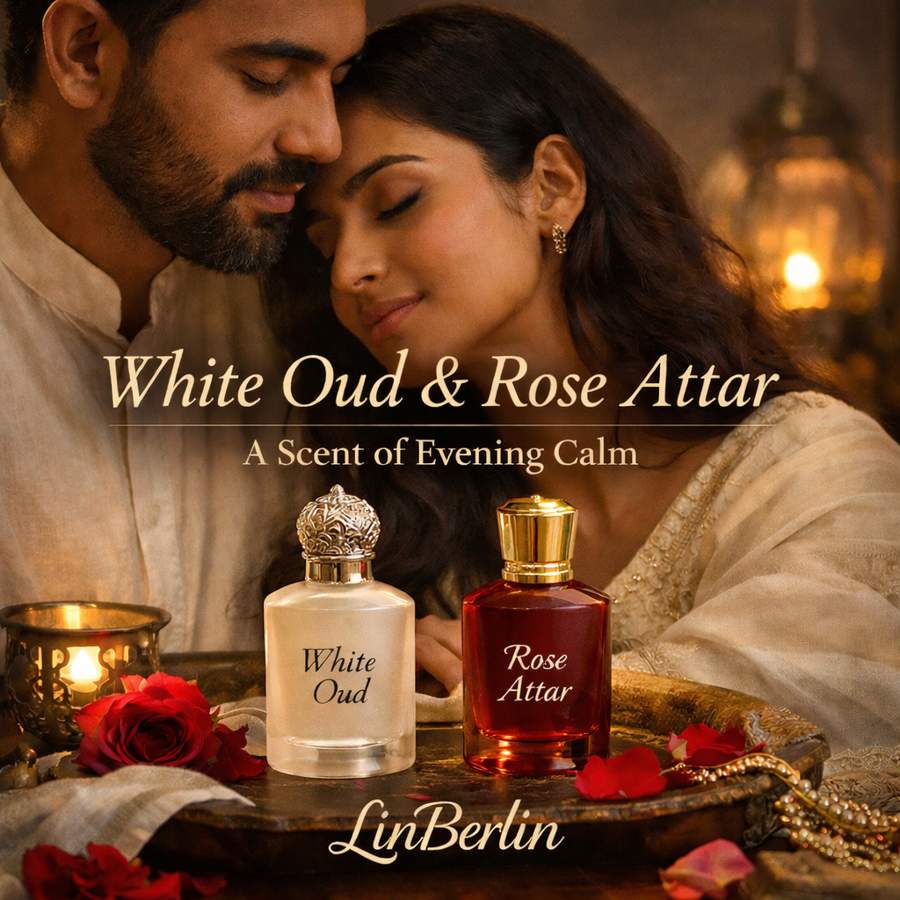 White Oud Drifts With Rose Like Calm Evening Light