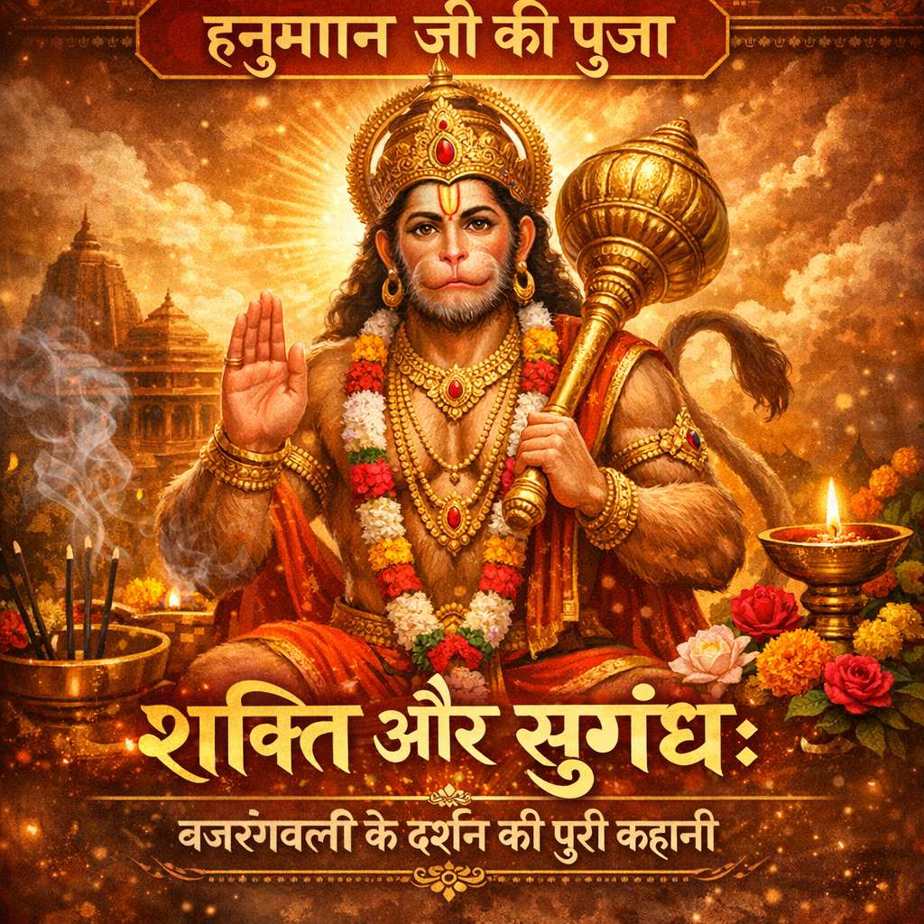 Hanuman Ji Puja — Bhakti, Shakti Aur Sugandh Ki Duniya