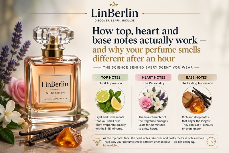 How Perfume Notes Work: Top, Heart & Base Explained Simply
