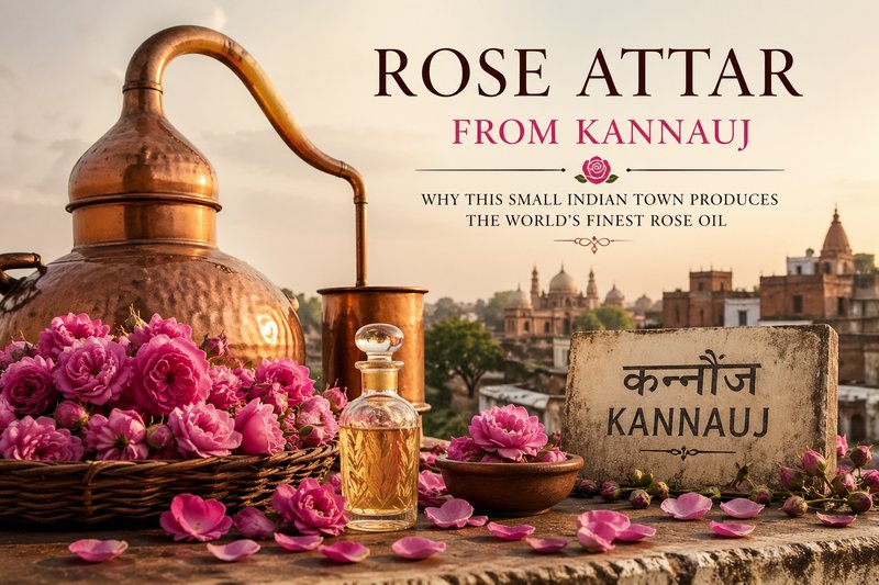 Rose Attar From Kannauj: India’s Finest Rose Oil