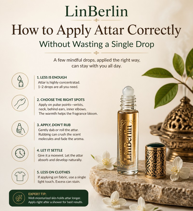 How To Apply Attar Correctly For Long Lasting Scent