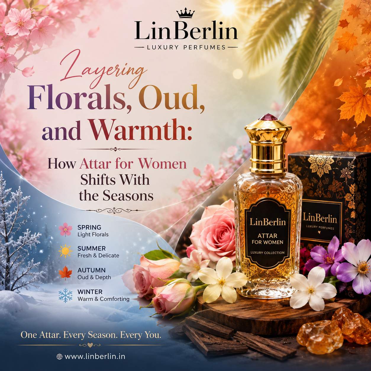 Attar For Women: Seasonal Layering Guide – LinBerlin