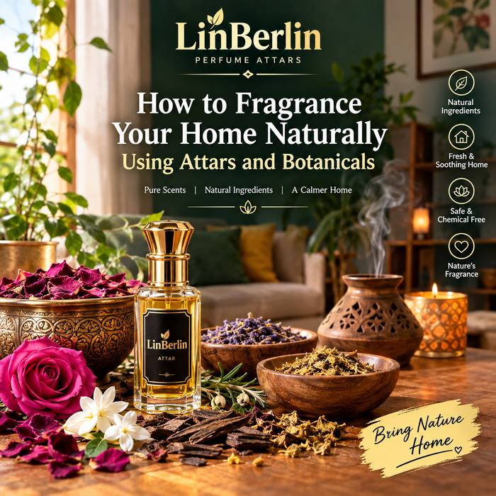 Natural Home Fragrance With Attars & Botanicals