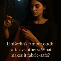 Amber-e-Khaas by LinBerlin – A fabric-safe amber oudh atta