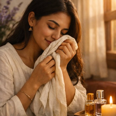 The calm of lavender and the warmth of vanilla linger