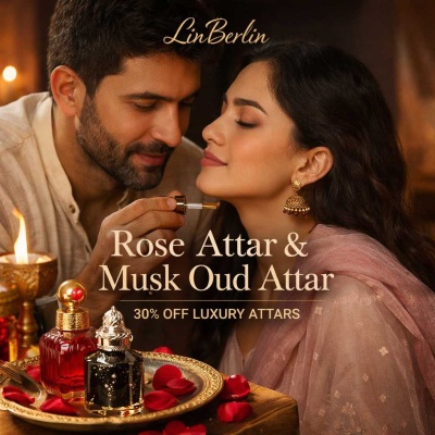 Rose and musk find each other again in soft air