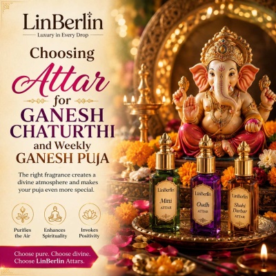 Ganesh Pushp Attar for Ganpati Puja | LinBerlin