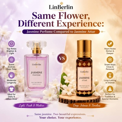 Jasmine Perfume vs Jasmine Attar – LinBerlin Guide