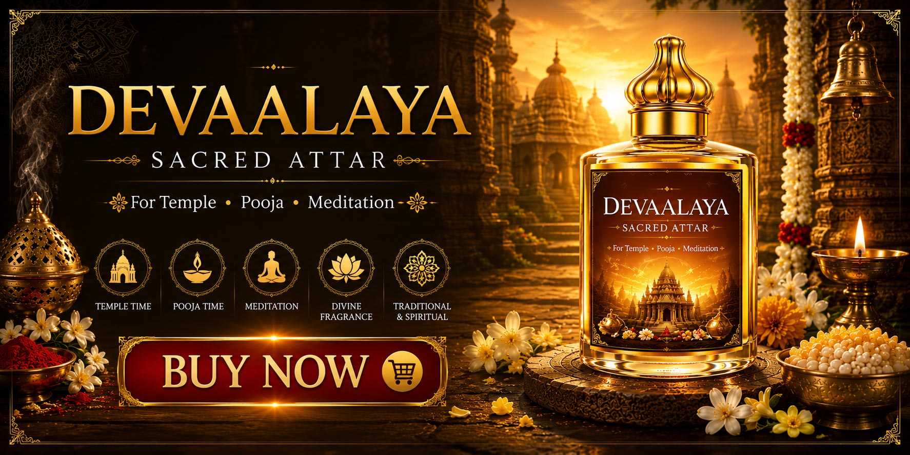DEVALAYA Pooja Attar and Meditation Attar by LinBerlin
